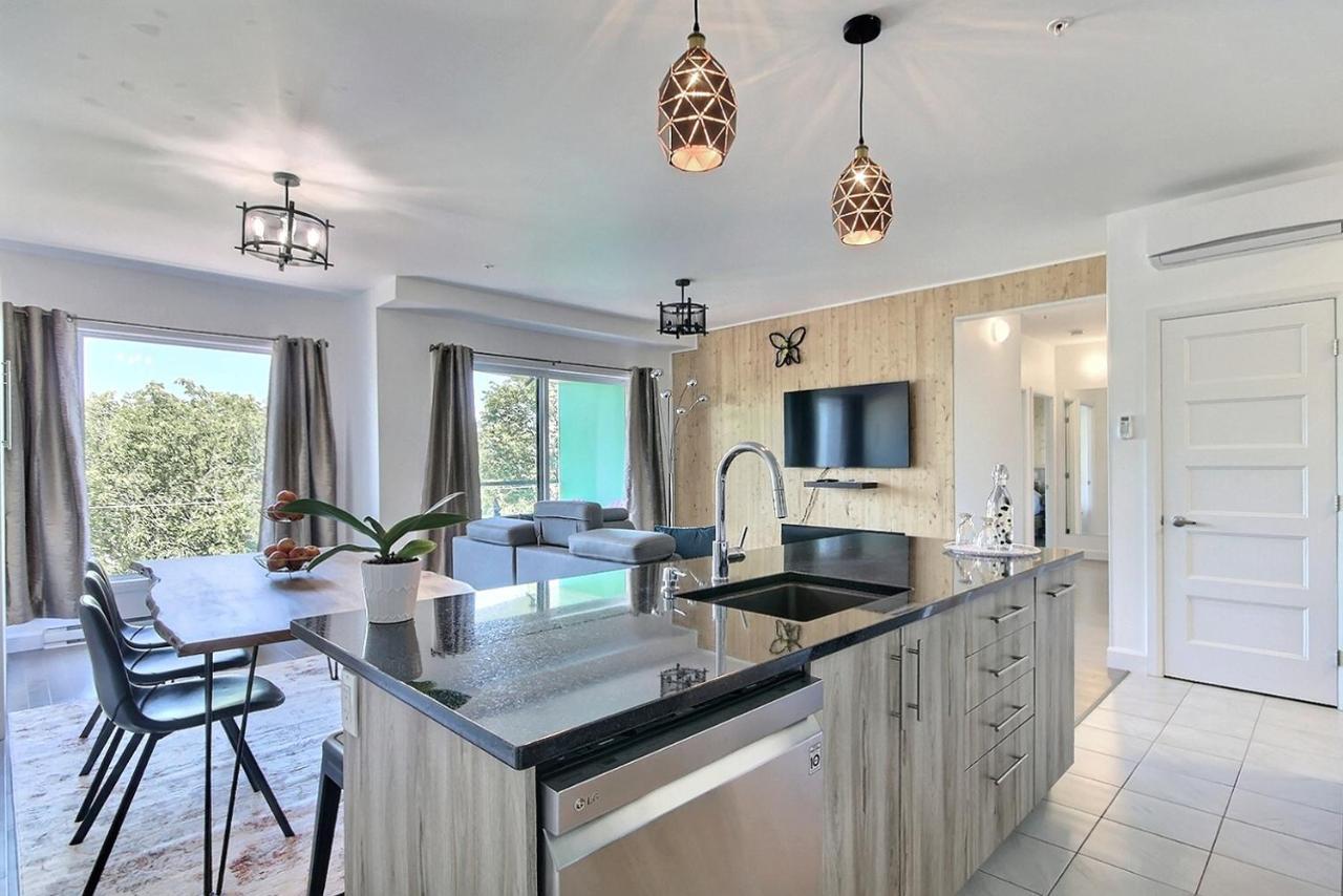 Good Vibes Only -Modern And Spacious 2 Bedroom Condo 4 Beds Free Parking, Gym Quebeque Exterior foto