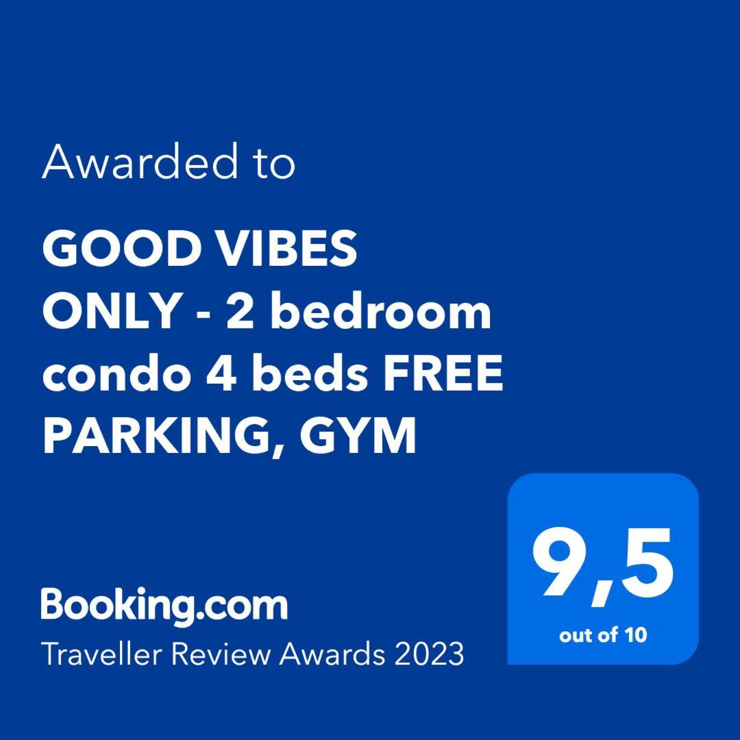 Good Vibes Only -Modern And Spacious 2 Bedroom Condo 4 Beds Free Parking, Gym Quebeque Exterior foto